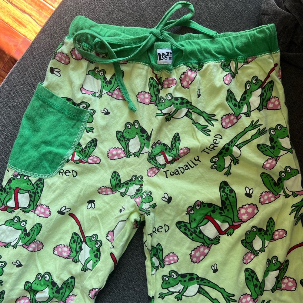 Lazy One Green Frog Pajamas